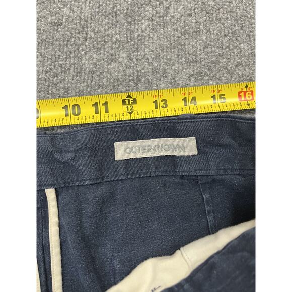 Outerknown Men's Blue Chinos - Picture 4 of 12